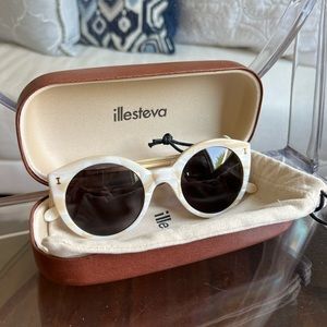Illesteva Mother of Pearl Palm Beach Sunglasses